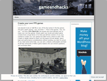 Tablet Screenshot of gameandhacks.wordpress.com