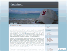 Tablet Screenshot of chrispsoftware.wordpress.com