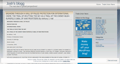 Desktop Screenshot of joshjig.wordpress.com