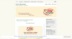 Desktop Screenshot of icingdelights.wordpress.com