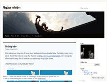 Tablet Screenshot of ngaunhien.wordpress.com
