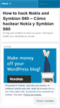Mobile Screenshot of nokiahacked.wordpress.com