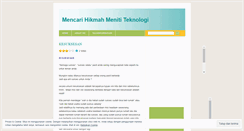 Desktop Screenshot of nuralih.wordpress.com