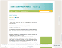 Tablet Screenshot of nuralih.wordpress.com