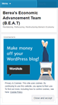 Mobile Screenshot of mybereaeconomy.wordpress.com