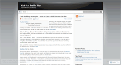 Desktop Screenshot of kickasstraffic.wordpress.com