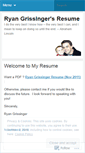 Mobile Screenshot of grissinger.wordpress.com