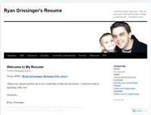 Tablet Screenshot of grissinger.wordpress.com