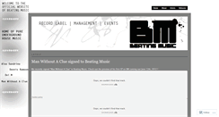 Desktop Screenshot of beatingmusic.wordpress.com