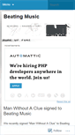 Mobile Screenshot of beatingmusic.wordpress.com