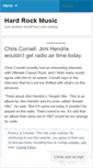 Mobile Screenshot of hardrockmusic.wordpress.com