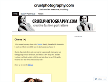 Tablet Screenshot of cruelphoto.wordpress.com