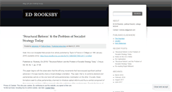 Desktop Screenshot of edrooksby.wordpress.com