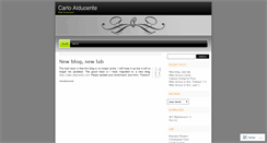 Desktop Screenshot of alducente.wordpress.com