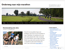 Tablet Screenshot of mijnmarathon.wordpress.com