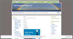 Desktop Screenshot of freddiemaize.wordpress.com