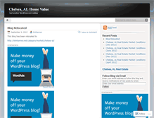 Tablet Screenshot of chelseaalhomevalue.wordpress.com
