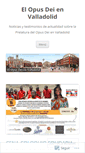 Mobile Screenshot of opusdeivalladolid.wordpress.com
