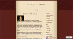 Desktop Screenshot of denisealvarado.wordpress.com