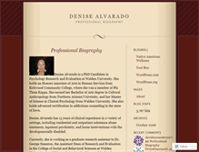 Tablet Screenshot of denisealvarado.wordpress.com