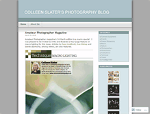 Tablet Screenshot of colleenslater.wordpress.com