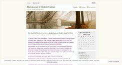 Desktop Screenshot of mandalasycreatividad.wordpress.com