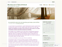 Tablet Screenshot of mandalasycreatividad.wordpress.com