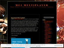 Tablet Screenshot of me3multiplayer.wordpress.com