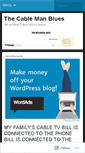 Mobile Screenshot of cablemanblues.wordpress.com