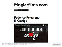 Tablet Screenshot of fringlerfilms.wordpress.com