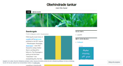 Desktop Screenshot of obehindrad.wordpress.com