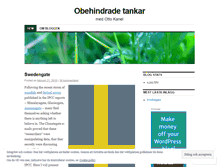 Tablet Screenshot of obehindrad.wordpress.com