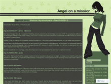 Tablet Screenshot of angel82wings.wordpress.com