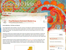 Tablet Screenshot of onlineseohelp1.wordpress.com