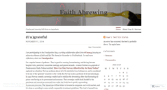 Desktop Screenshot of faithabrewing.wordpress.com