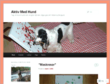 Tablet Screenshot of aktivmedhund.wordpress.com