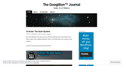 Desktop Screenshot of googillion.wordpress.com