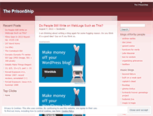 Tablet Screenshot of prisonship.wordpress.com