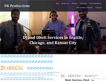 Tablet Screenshot of dkprodskc.wordpress.com
