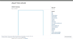 Desktop Screenshot of crashtestmoron.wordpress.com