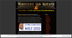 Desktop Screenshot of ministerievanagitatie.wordpress.com
