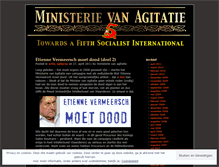 Tablet Screenshot of ministerievanagitatie.wordpress.com