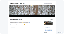 Desktop Screenshot of codeproof.wordpress.com