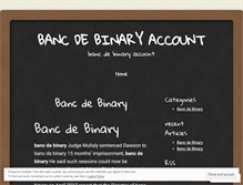 Tablet Screenshot of fr.bancdebinaryaccount.wordpress.com