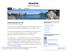 Tablet Screenshot of faceache.wordpress.com