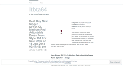 Desktop Screenshot of ltbta64.wordpress.com