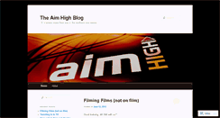 Desktop Screenshot of aimhighni.wordpress.com