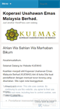 Mobile Screenshot of kuemas.wordpress.com