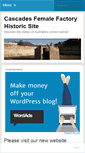 Mobile Screenshot of cascadefemalefactory.wordpress.com