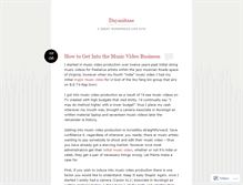 Tablet Screenshot of dayanitase.wordpress.com